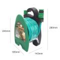 Garden Portable Hoses Reel Garden Wall Mount 10M 3/8" Water Pipe Storage Car Washer Pipe Exclude Winding Tool Rack Holder TDH