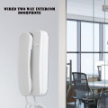 Intercom Doorphone Wired AC DC Two Way Audio Villa Home Office Non-visual Walkie Talkie Maison Citofono Casa