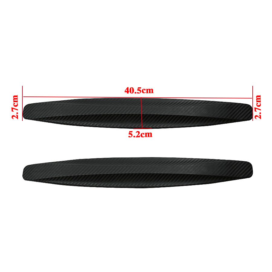 Car Bumper Protector Strips Guard Corner Anti-collision Protective Trim bar Black White Grey Car Accessories 2pcs