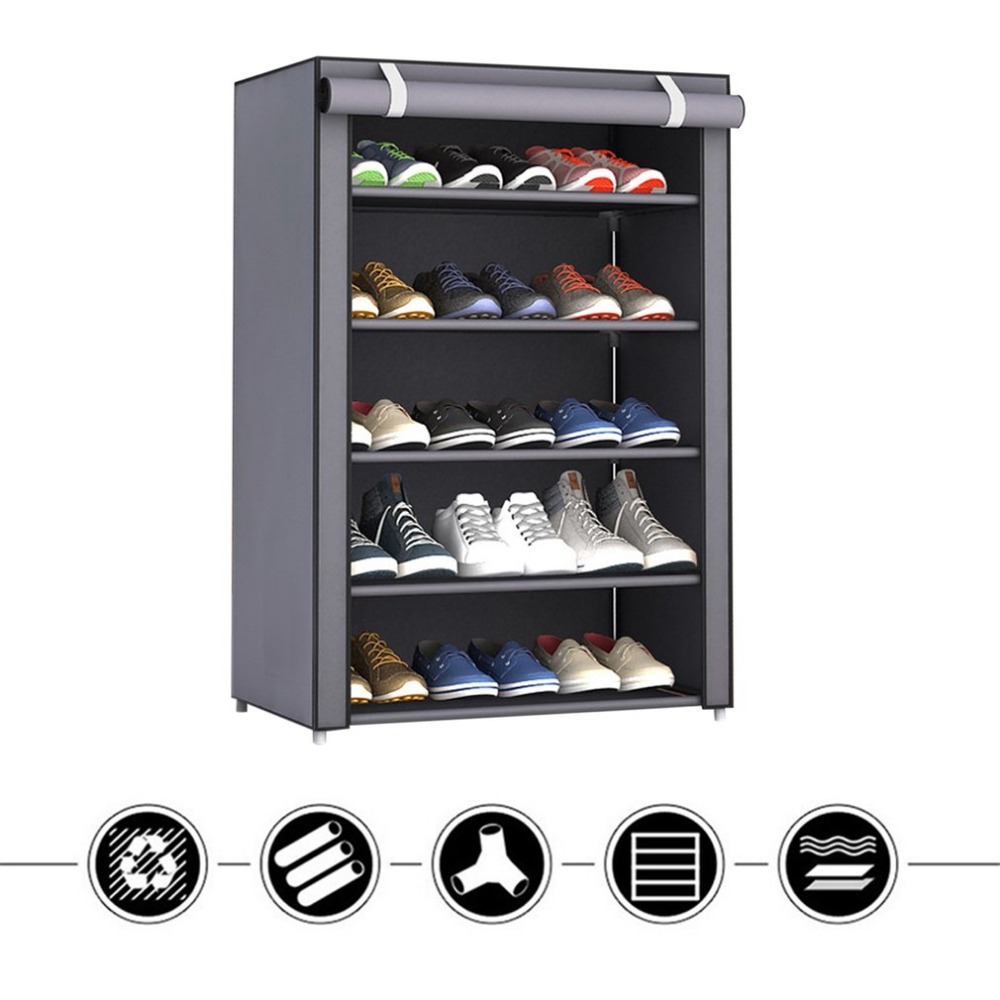 Dustproof Large Size Non-Woven Fabric Shoes Rack Shoes Organizer Home Bedroom Dormitory Shoe Racks Shelf Cabinet
