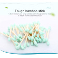 5 Colors 200pcs/Box Bamboo Cotton Swabs Women Cosmetics Makeup Ears Clean Tools Accessories Double-Headed Soft Cotton Bud