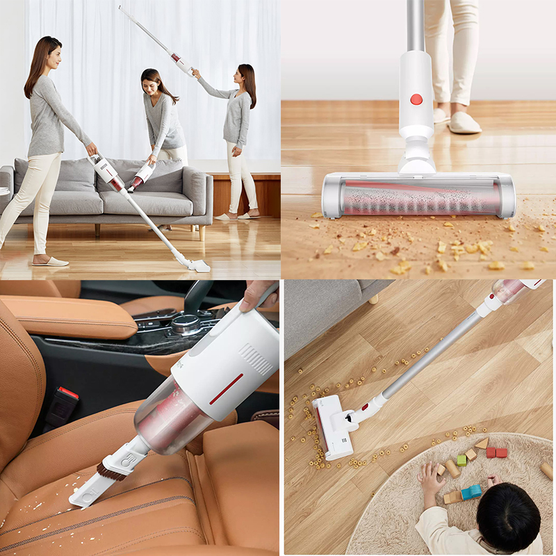 Deerma Vacuum Cleaners Handheld Wireless Broom Without Cable Powerful Autobiotic Electric Cleaning Upright Cleaner For Home
