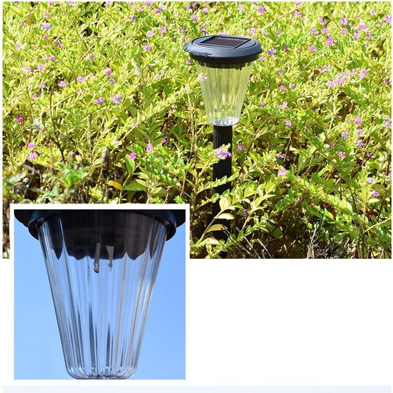 New Waterproof Outdoor Solar Power Lawn Lamps LED Spot Light Intelligent light Garden Path Landscape Decoration Light