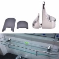 1PC Adjustable Polished Chrome Glass Shelf Support Clamp Glass Shelf Metal Bracket Brace Mount Glass Plate Carrier Holder