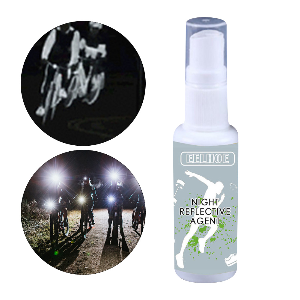Luminous Mark Helmet Running Anti Accident Sports Outdoor Safety Night Reflective Spray Fluorescence Paint For Clothing Agent