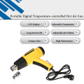 2000W AC220 LODESTAR Digital Electric Hot Air Gun Temperature-controlled Heat IC SMD Quality Welding Tools Adjustable + Nozzle