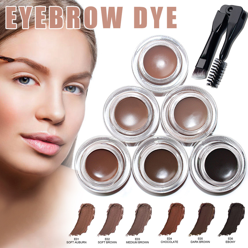 Professional Eyebrow Gel High Brow Tint Eye Brow Gel with Brush Makeup Beauty Tools ZGOOD