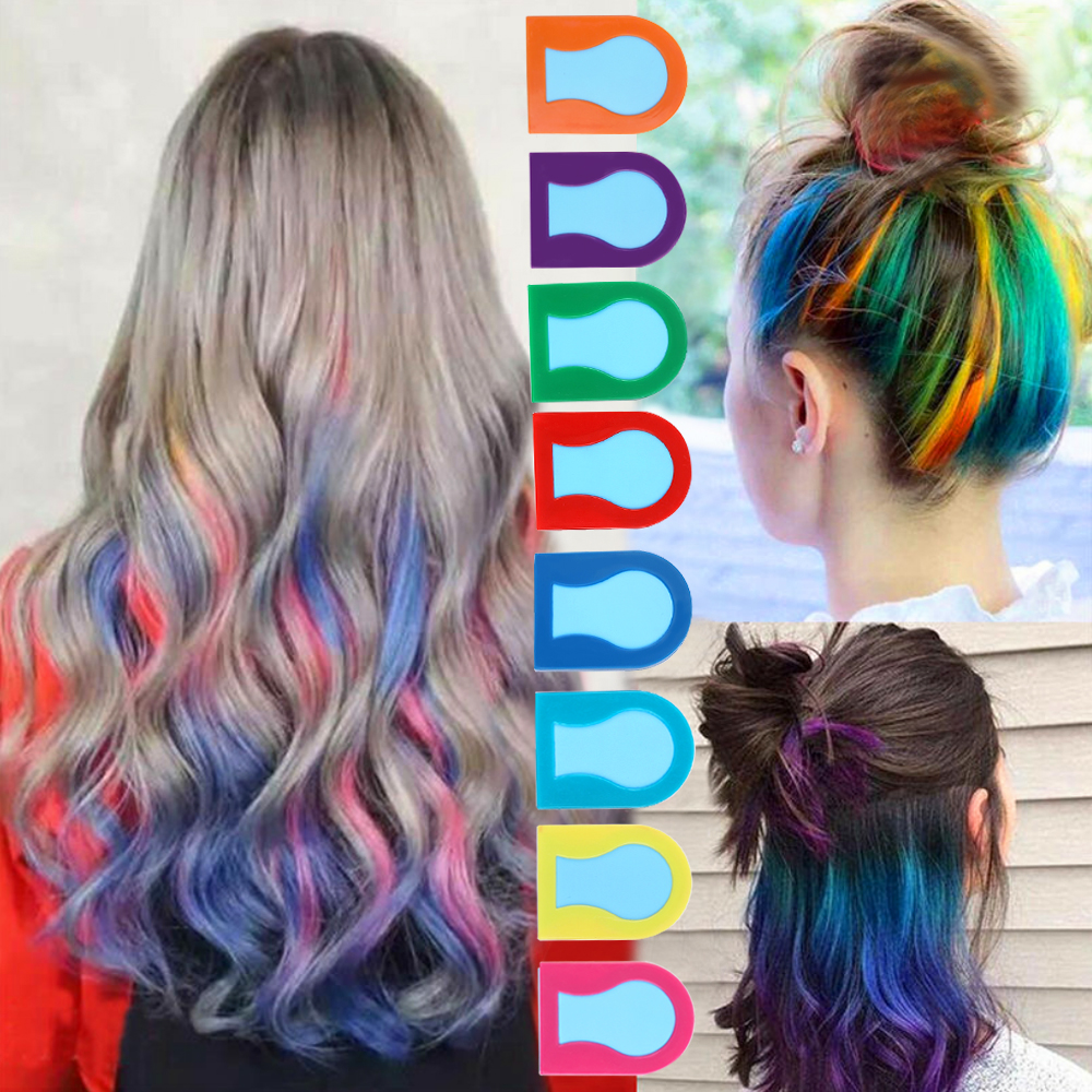 8 Colors/lot Hair Color Hair Chalk Powder European Temporary Pastel Hair Dye Color Paint Beauty Soft Pastels Salon Tool