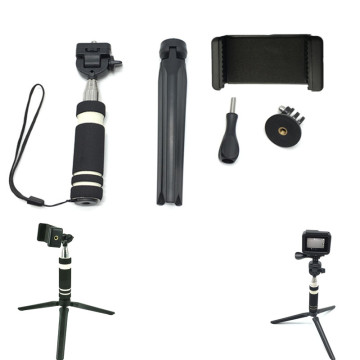 2018New Accessories Mini Handheld Monopod Tripod Adapter For GoPro Hero6 5 4 3 3+ For Xiaomi YI SJ Sport Camera For Mobile Phone