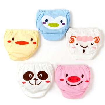 5 PCS/Lot Kids Panties Baby Summer Underwear for 1-5 Years Boys Girls Toddler Children Cotton Underpants Briefs Bear Pig Sheep