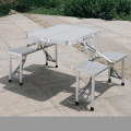 Outdoor Folding Table Chair Camping Aluminium Alloy Picnic Table Waterproof Ultra-light Durable Folding Table Desk For set