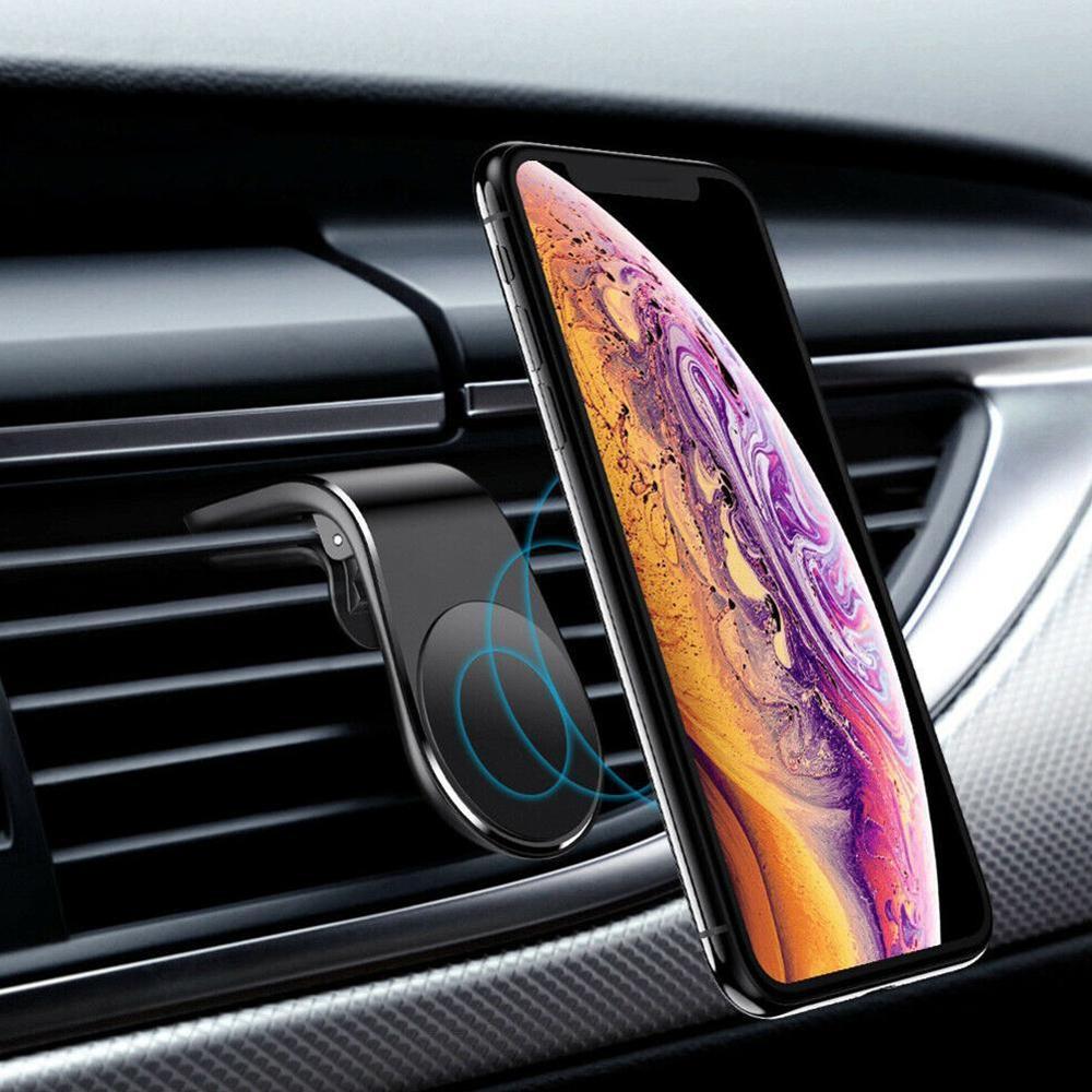 Magnetic Car Holder For Phone in Car Air Vent Mount Holder Clip Magnet Support Strong Mobile GPS Navigation Cell Auto Smart F9M2