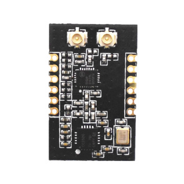 CC2500 PA LNA 2.4G high power long distance dual antenna wireless communication transceiver module serial port module