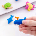 4Pcs/Set Rubber Fish Eraser Sea Animal Eraser Box School Stationery Office Supplies School Supplies Stationery Gift Tool