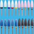 Milling Cutter for Manicure Nail Drill Bits Corundum Mill Cutters Pedicure Bit Nail Nozzles Removing Gel Varnish Accessories