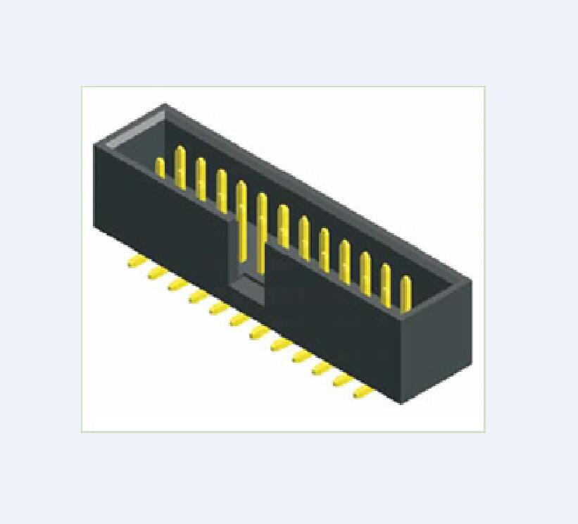 2.54mm(.100")dual row SMT type Box Header Board Mount Connectors