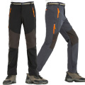 NUONEKO Men's Winter Hiking Pants Waterproof Outdoor Sports Trousers Water Repellent Thermal Fleece Softshell Skiing Pants PM17