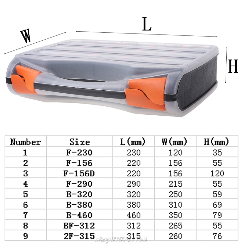 Portable Carry Tools Storage Case Spanner Screw Parts Hardware Organizer Box N13 20 Dropshipping