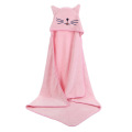 Baby Bath Towel With Hood Cute Cartoon Coral Infant Boys Girls Towels Children Newborn Hooded Shower Towel Washcloth 90*90 CM