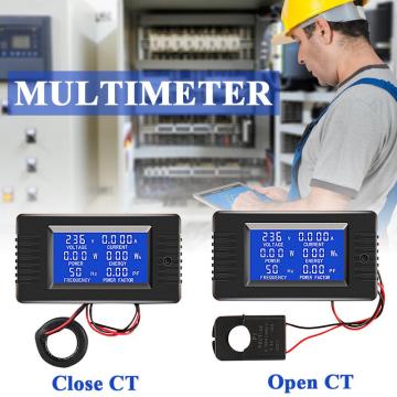 PZEM-022 AC Digital Display Multimeter Power Monitor Voltmeter Ammeter Wattmeter Frequency Meter Factor Meter #40