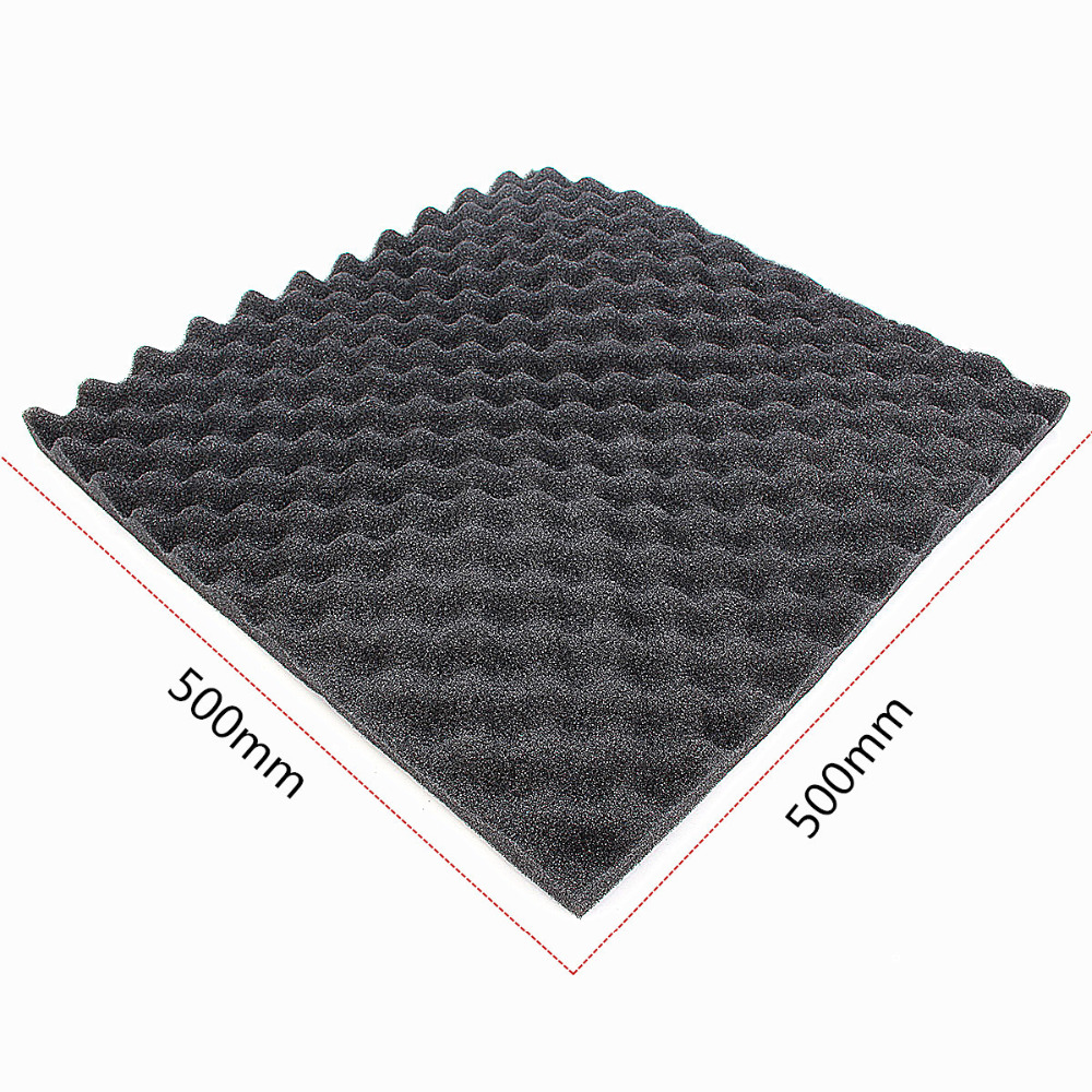 1.5cm Thickness 50 x 50cm SoundProofing Acoustic Foam Treatment Sound-absorbing Cotton Noise sponge Excellent Sound Insulation