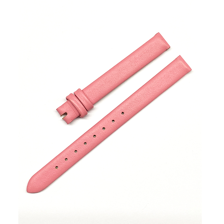 pink leather watch strap 