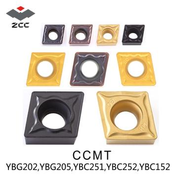 10PCS/LOT ZCCCT TOOL CCMT ZCC.CT tungsten Carbide Cutting tools turning insert CCMT06 CCMT09 CCMT12 EM HM FOR P M