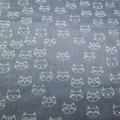 Lovely Cat Printing Cotton Twill Fabric Patchwork DIY Sewing Quilting Pure Cotton Material Fabric For Bedding Blanket Baby Cloth