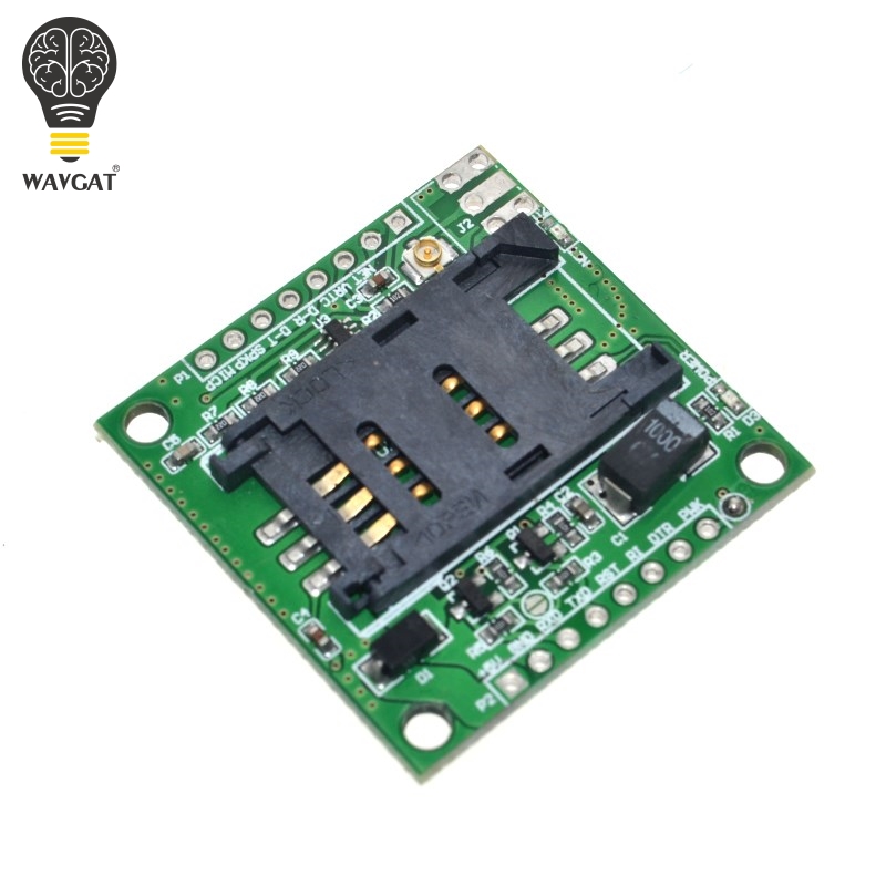 WAVGAT mini GPRS GSM module SIM900A Wireless Extension Module Board Antenna Tested Worldwide Store for SIM800L A6 A7 SIM800C