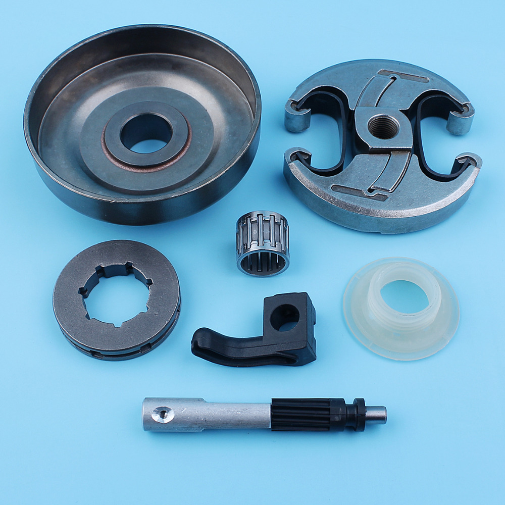 .325" 8T Clutch Drum Needle Bearing Rim Sprocket Oil Pump Kit For Jonsered CS 2141 2145 2150 Chain Saw