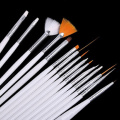 New Nail Art Gel Design Painting Pen Polish Brush Set Nail Beauty Nail Care 15pcs