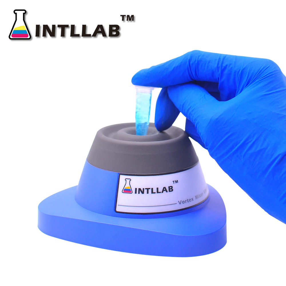 INTLLAB Lab Vortex Mixer, Touch Function Lab Vortexer, Tattoo Ink, Gel Polish, Eyelash Adhesives, Test Tubes and Centrifuge Tube