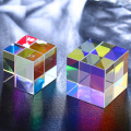 18*18*18mm &15mm*15mm*15mm Optical Experiment of Six-light Rainbow Photography with Flawless Cube Light Prism Glass