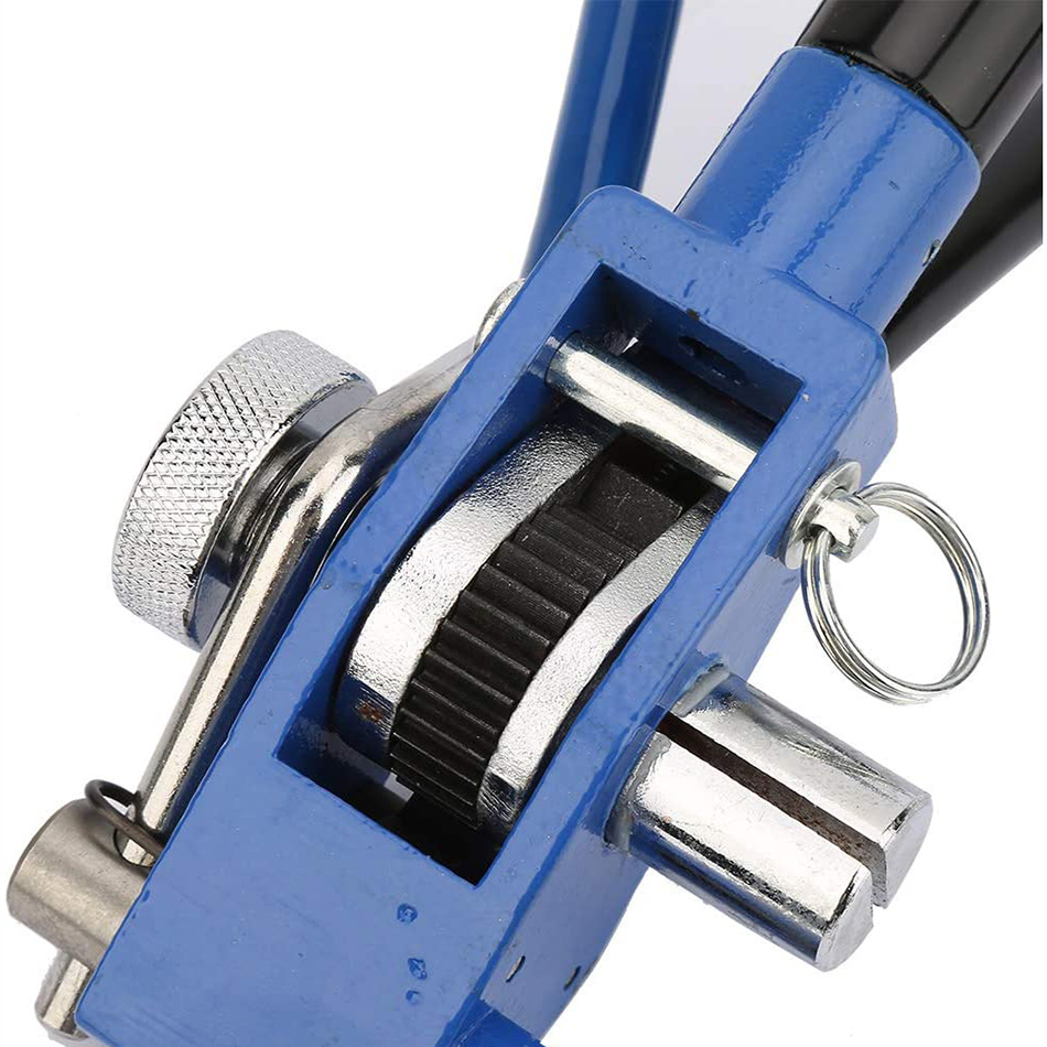 Stainless Steel Tie Gun Steel Pliers Bundle Industry Cable Tighten Tool Tie Gun for Tie Width 4.6-19mm Thickness 0-0.8mm