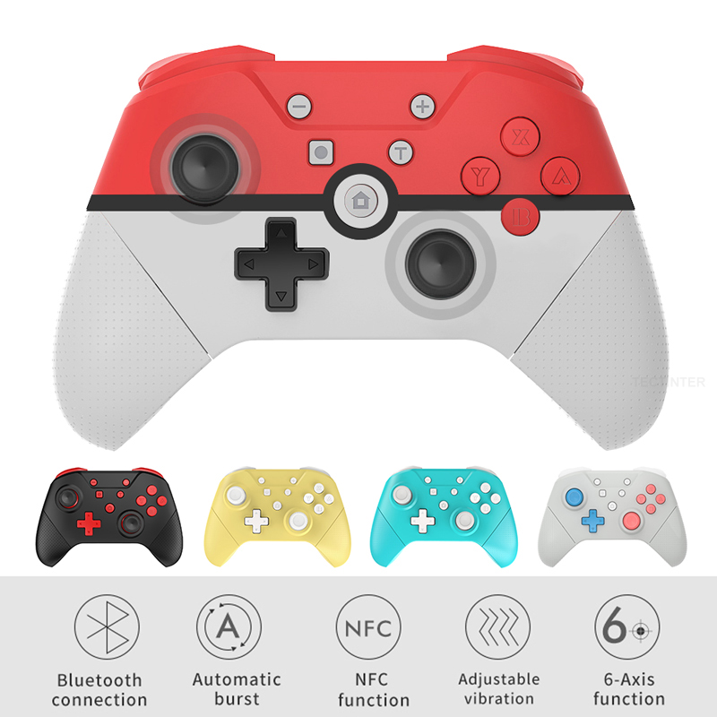 Support Bluetooth Game Controller For Nintendo Switch Pro For NS Pro Wireless Game joystick For Switch PC with NFC 6-Axis