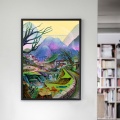 City Landscape Catalunia Montserrat Dolomites Douro dreamland Art Canvas Poster Painting Room Decor