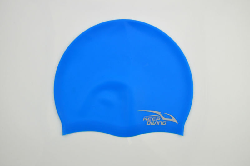 KEEP DIVING 100% Silicone Swimming Cap For Women Men Children Kids Long Hair Silica Hood Ultrathin Hat Protect Ears Waterproof