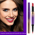 2 In 1 Double-end Lipstick Lip Pencil Waterproof Matte Lip Liner Pen Pigments Nude Lasting Lip Makeup cosmetics