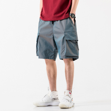 Streetwear Summer Casual Shorts Men 2020 Summer Side-pockets Mens Shorts Knee Length Bermuda Men's Shorts