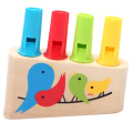 Baby Funny Toys Wooden Rainbow Music Instrument Whistle Toy Birds Whistling Infant Musical Toys Instrument Learning Toy