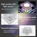 Modern Crystal LED Ceiling Lights Fixture Lamp 5W for Livingroom 85-265V Surface Mounted