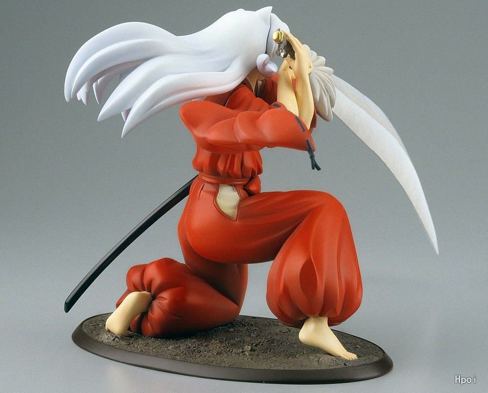 Anime INUYASHA Warring States Otokoe Tenseiga Figure Model Toys 19cm