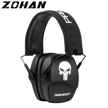 ZOHAN Ear Protection Noise Reduction NRR26db Shooting hearing Earmuffs Skull Cartoon ear muffs noise cancelling for headphones