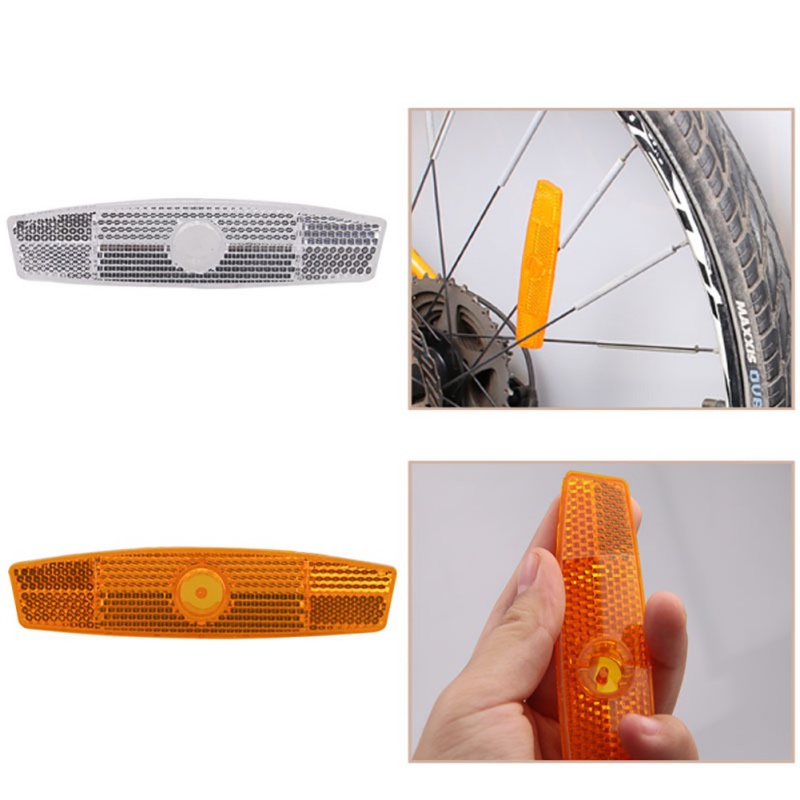4pcs/5pcs Bike Bicycle Spoke Reflector Safety Warning Light Safety Wheel Rim Reflective Mount Lamp Vintage Clip Tube Reflector