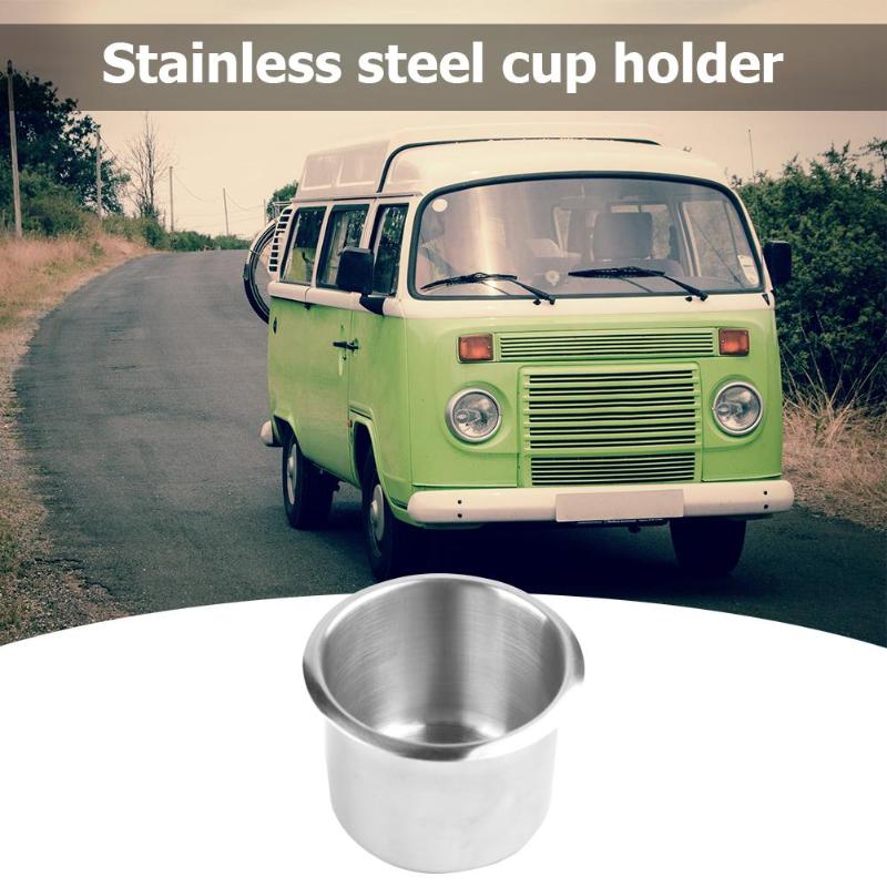 1pc Stainless Steel Cup Drinking Holder for Barge Marine Boat Car Truck Camper