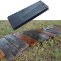 Imitation Wood Grain DIY Path Maker Paving Cement Brick Mold Stepping Pavement Road Concrete Mould C63B