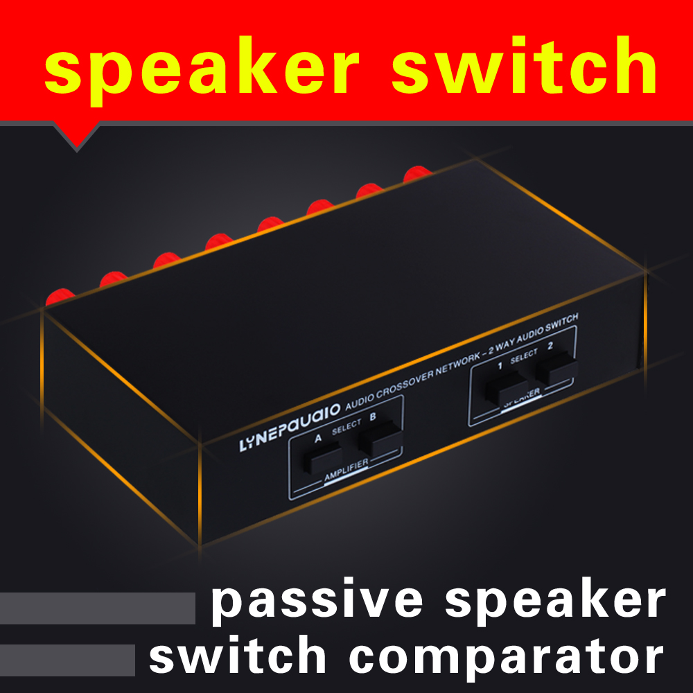 Audio Switche 2 Input 2 Output Passive Switcher Speaker Amplifier Comparator Audio Selector