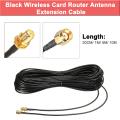 20CM / 1M / 5M / 10M SMA Male to Female Wireless Router Antenna Aerial Extension Cables Copper Feeder