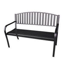 ABBLE Patio Cast Iron Modern Park Bench Outdoor Chair