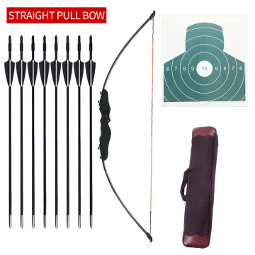 30/40Ibs Hunting Archery Bow Recurve Bow Outdoor Shooting Bow And Arrow Equipment Traditional Long Bow Professional Accessories